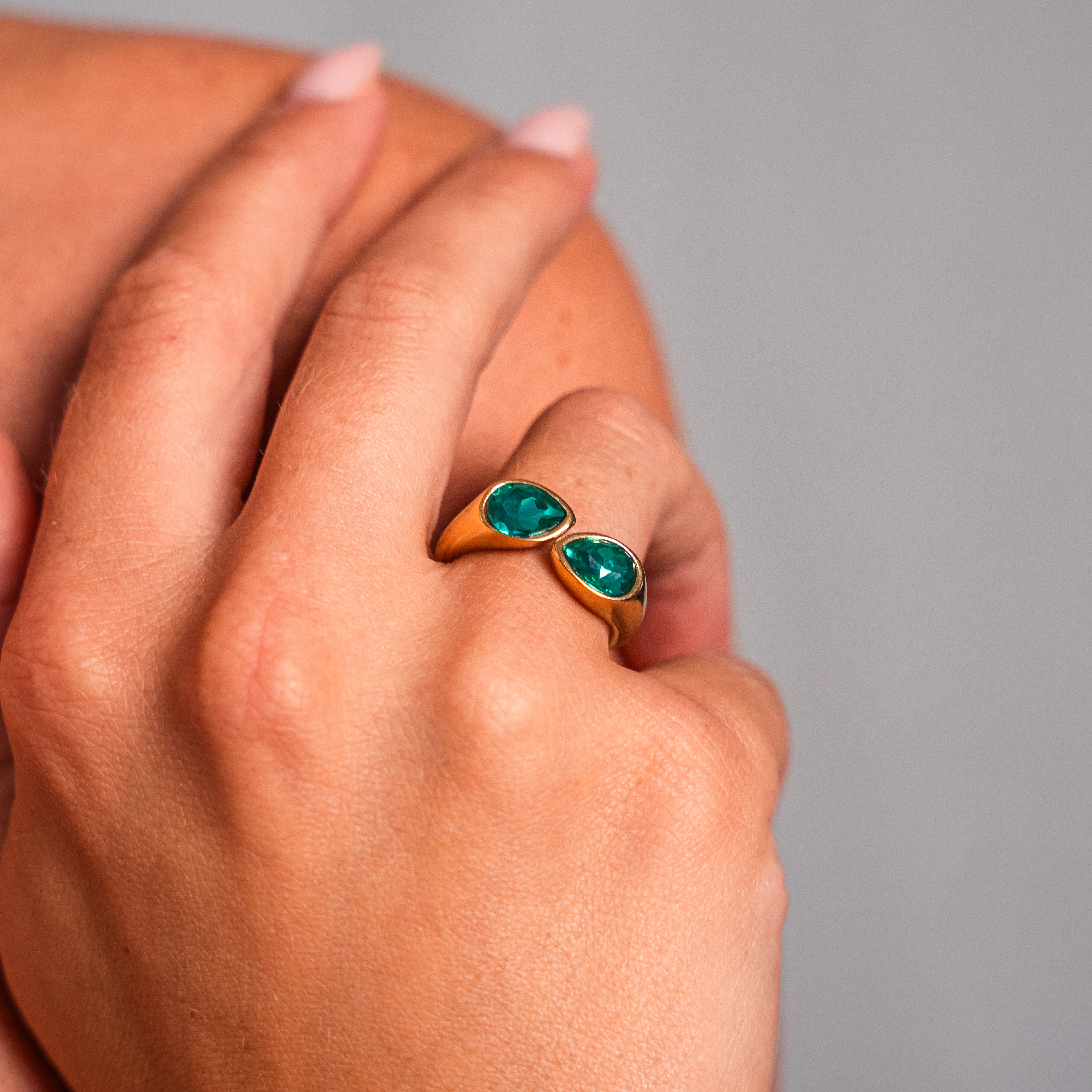 Jade smaragd-ring