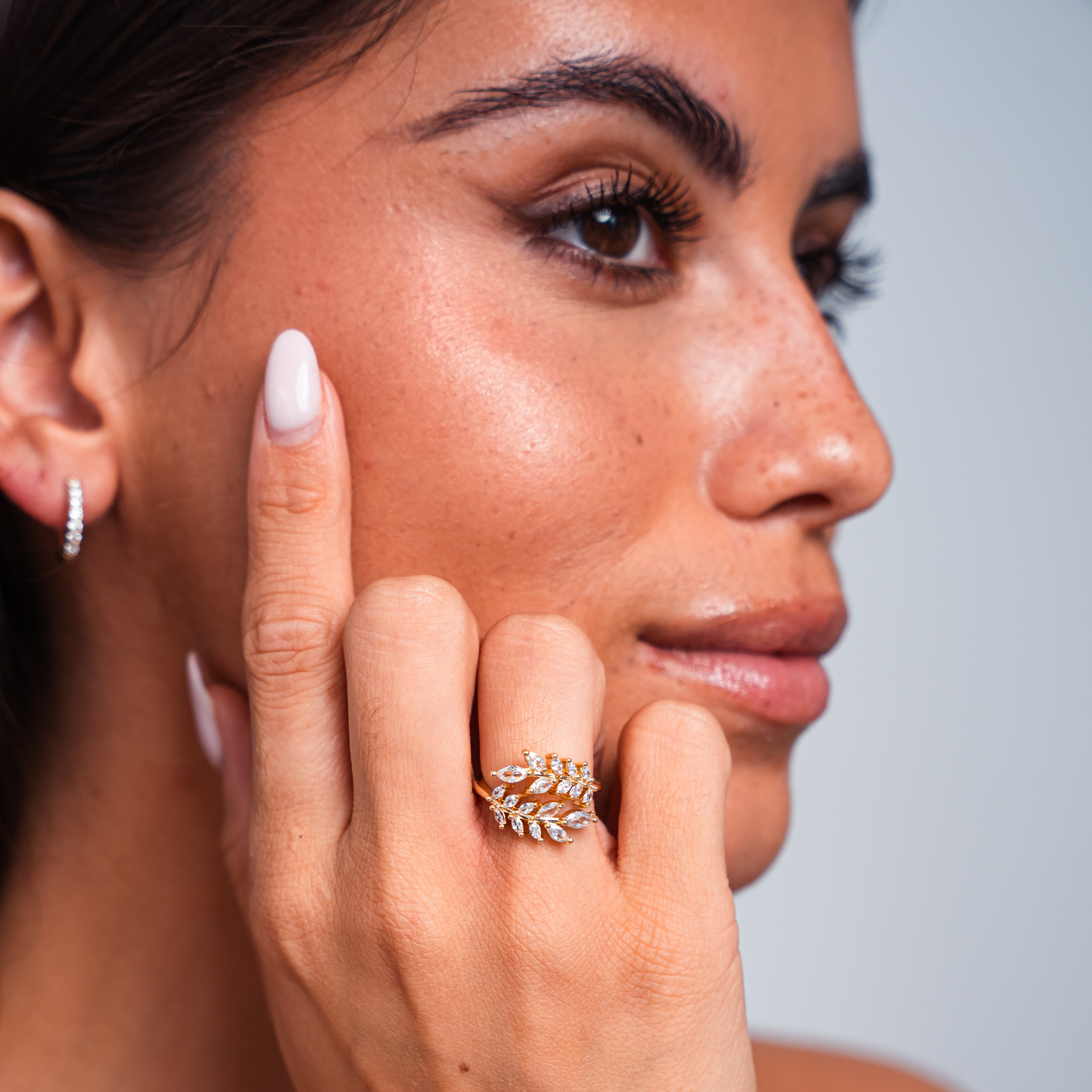 Ring med zirkonia