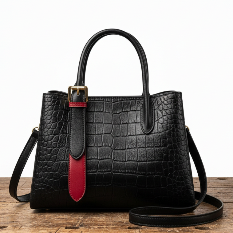 Zara Sac à Bandoulière en Cuir