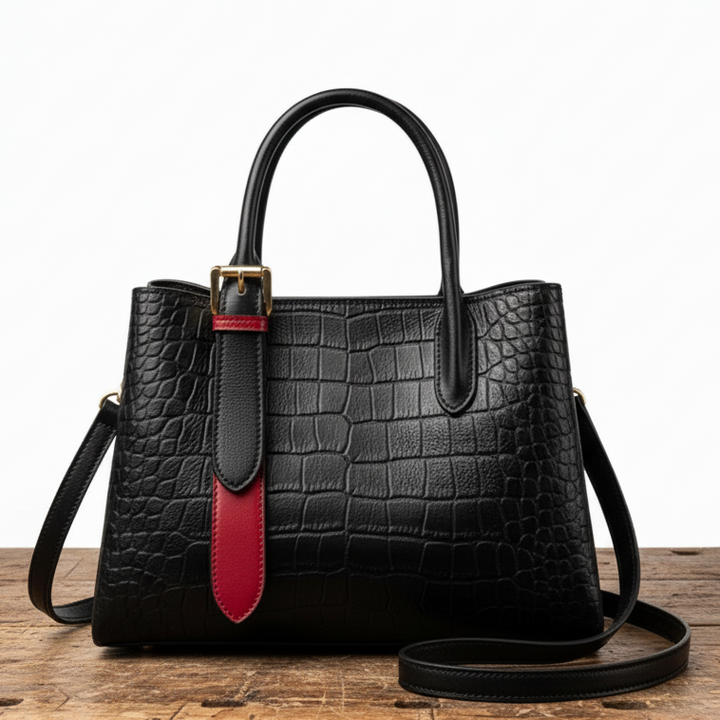 Zara Sac à Bandoulière en Cuir
